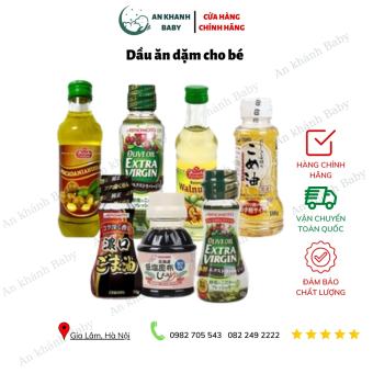 Gia vị ăn dặm cho bé - Các loại hạt nêm ăn dặm, nước tương, dầu ăn, nước mắm cho bé ăn dặm 6m+ date 12/2023 - 2024