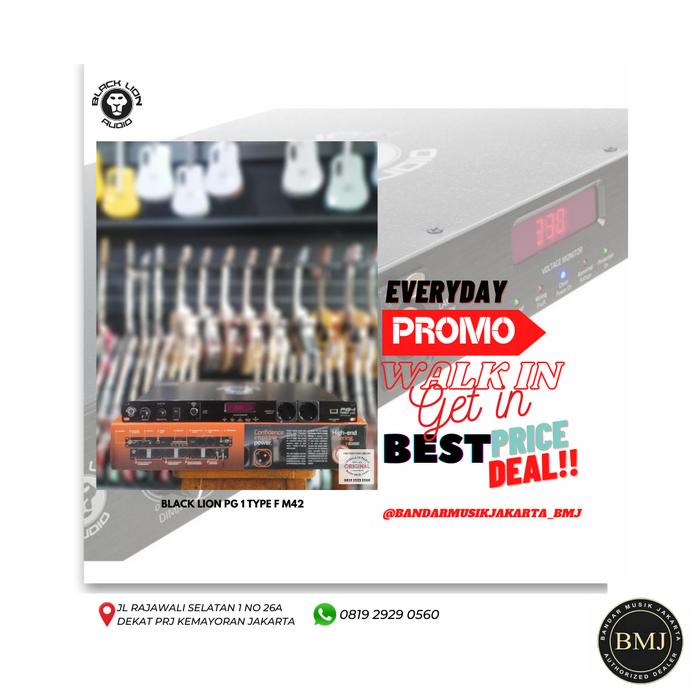 BLACK LION AUDIO PG-1 MKII TYPE F POWER CONDITIONER, BMJ-LULASHOP58 Harga 10,992,000 rupiah*Gratis Ongkir
