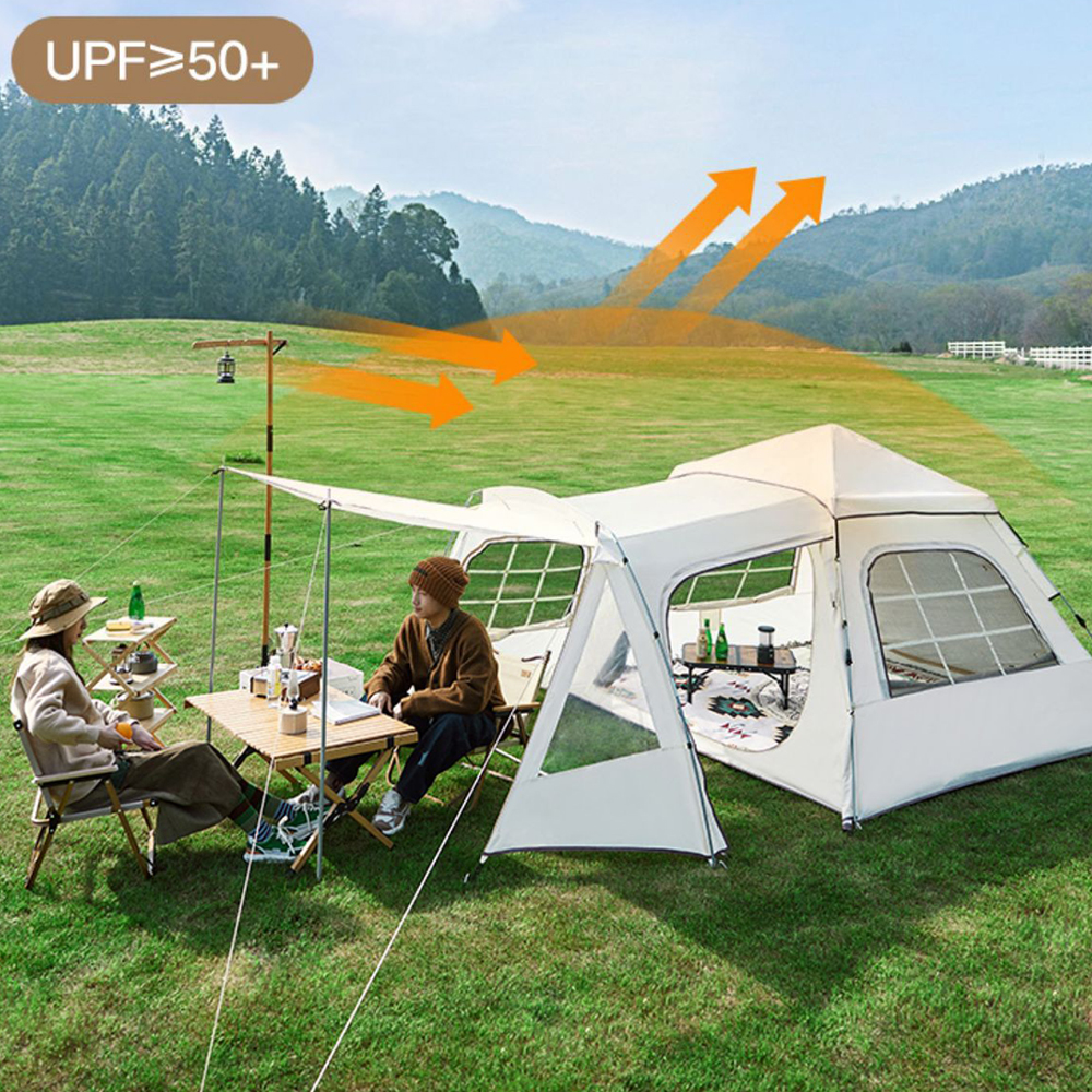 TOMSHOO Tent Portable Rainproof Tent Shelter Outdoor Tent Kipop Shelter. Eryue Siuke Mizuh Dieri Mewmewcat Ichu Tubbek Rainproof -proof Tent Buzhi Adben Iuppa · v21