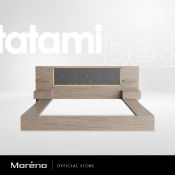 Tatami Bed Frame with Storage, Queen/King Size, Modern Style