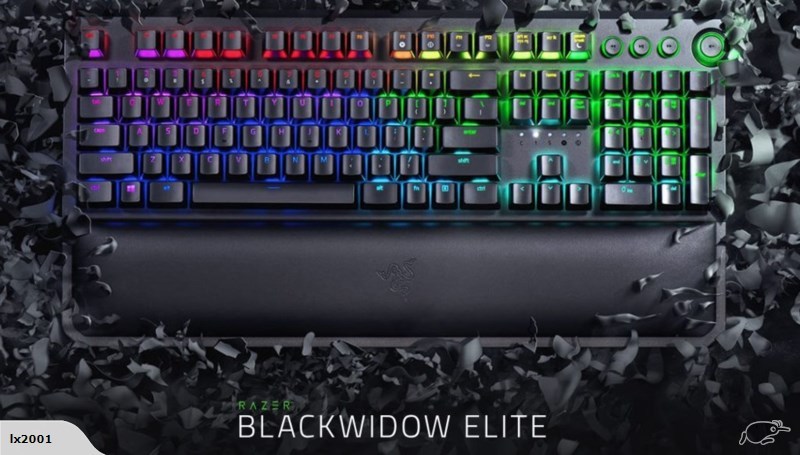 Razer Blackwidow Elite Mechenical Keyboard (Green/Yellow/Orange Switches) Singapore