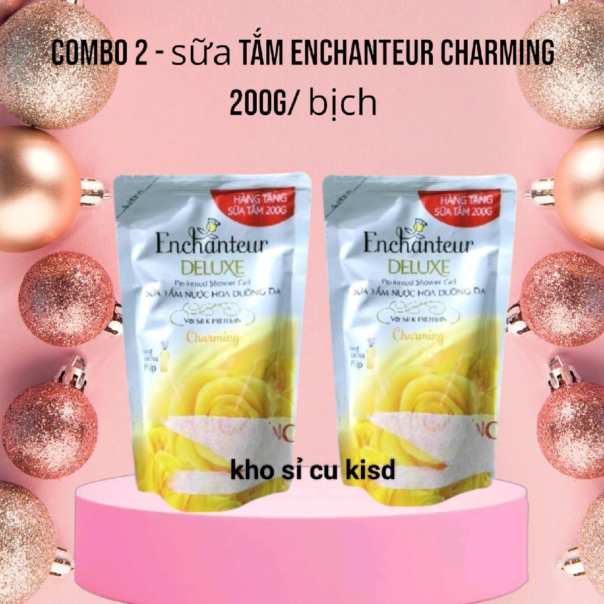 COMBO 2 : Sữa tắm Enchanteur 200g dạng gói - Sữa tắm Enchanteur charming 200g dạng bịch #enchanteur 