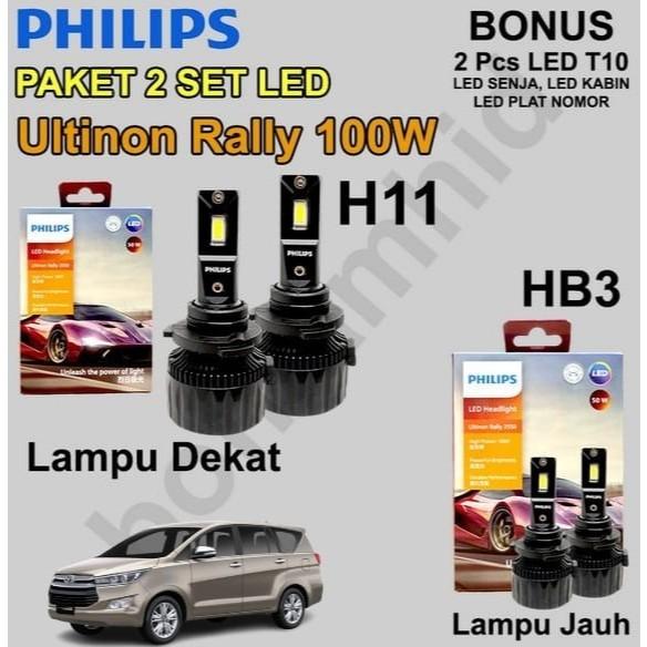 PAKET 2SET LED INNOVA NEW ULTINON RALLY 50W LAMPU DEKAT + LAMPU JAUH - SWARSA STORE Harga 1,701,490 rupiah*Gratis Ongkir