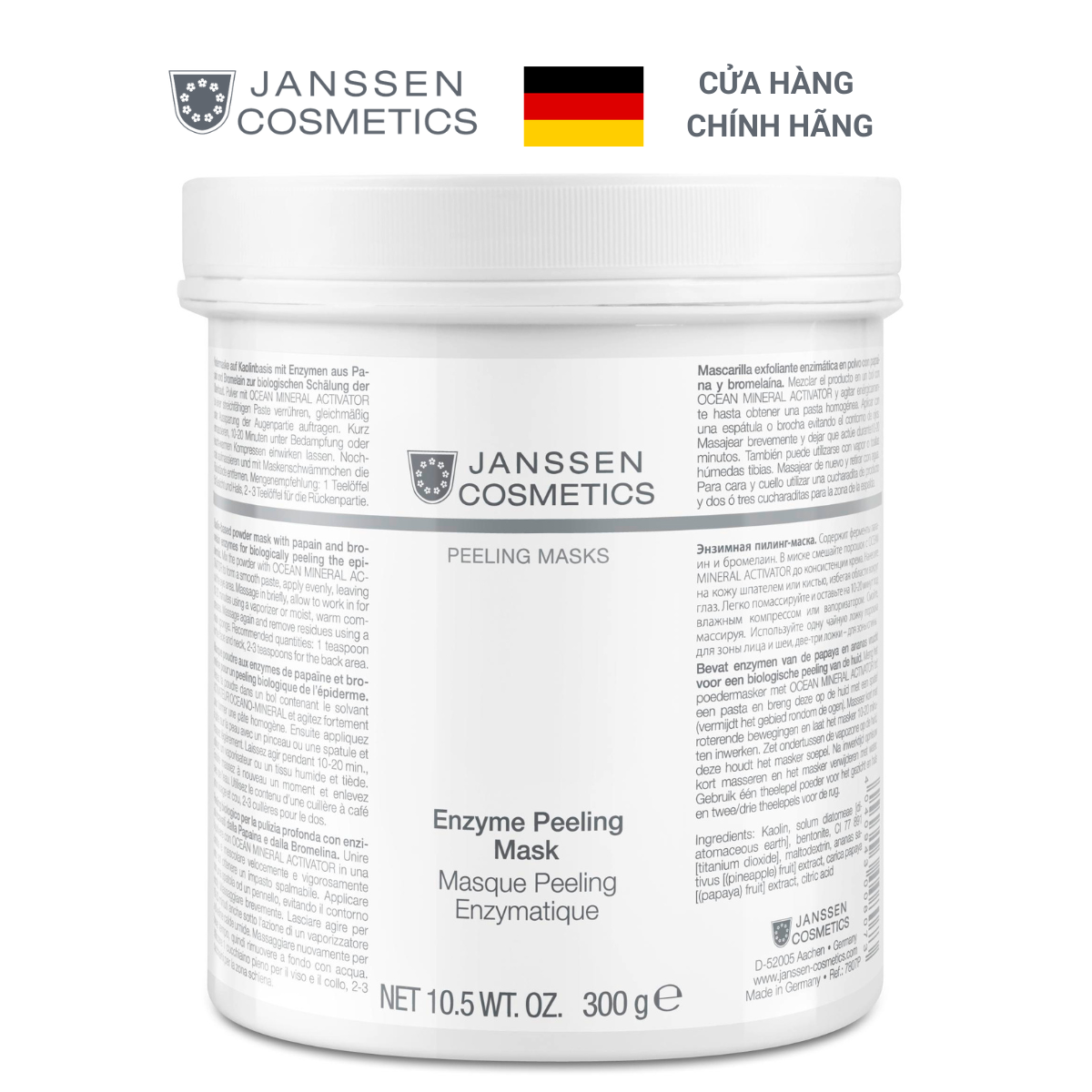 Mặt nạ tẩy tế bào chết bằng enzyme Janssen Cosmetics Enzyme Peeling Mask 300g
