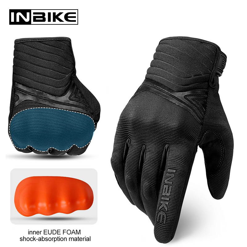 Shockproof Motorcycle Gloves Men Breathable Motor Riding Motorcyclist's Gloves Full Finger Touch Screen Motorcross Gloves