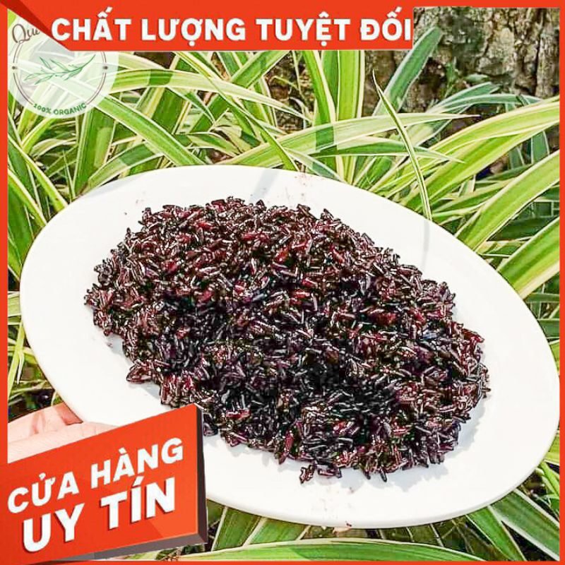 1Kg Gạo lứt đen dẻo Điện Biên loại đặc biệt Thơm Ngon