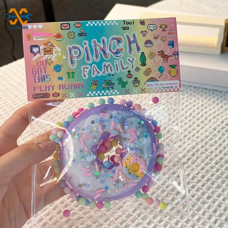 [ZUOGUAN Cute Squishy Cake Toy with Colorful Sprinkles and Soft Texture for Stress Relief and Fun,Zuoguan Squishy Toys, Anti-Stress Toys Cute Squishy Cake Toys from with Colorful Springs and Soft Texture for Stress Relief and Fun.,] ราคา 57 บาท*ส่งฟรี