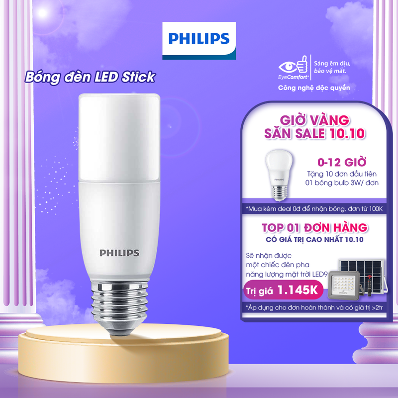 Bóng đèn Philips LED Stick, bảo vệ mắt (01 bóng)