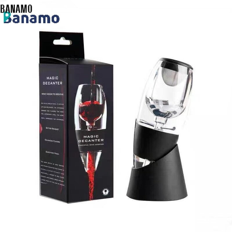 KFV636 MAGIC Decanter Aeration Wine Pourer Wine Breather Wine Aerator Filter Wine breather bộ lọc sục khí rượu vang đỏ
