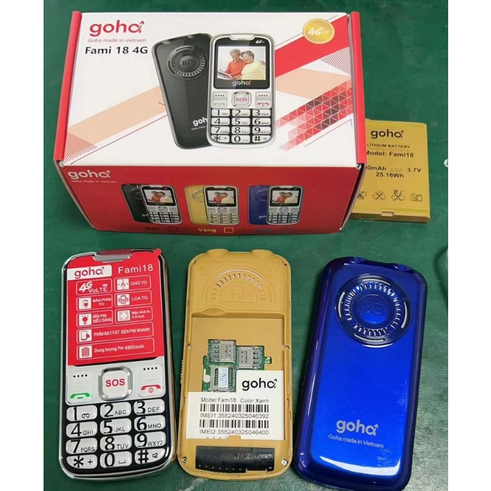 Điện thoại L51 dành cho người già, cao tuổi. sóng chuẩn 4G 2 sim, Pin 5800mah. điện thoại bàn phím chữ to - 4
