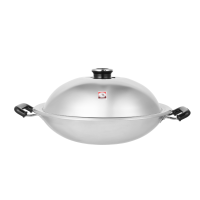 Zebra 38cm 5Ply Wok with Lid