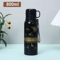【DECOSON】แก้วเก็บอุณหภูมิ แก้วสแตเลสแท้ 600 ml 800ml ขนาดใหญ่ ถ้วยเก็บความร้อน  พกพาสะดวก ถ้วยน้ำ สองสี ลวดลายดอกไม้ พกพาสะดวก สแตนเลสเกรด 316  แตนเลสเกรดอาหาร ดีไซน์มินิมอล รักษาความร้อนและความเย็นได้นานส ดีมากค่ะ