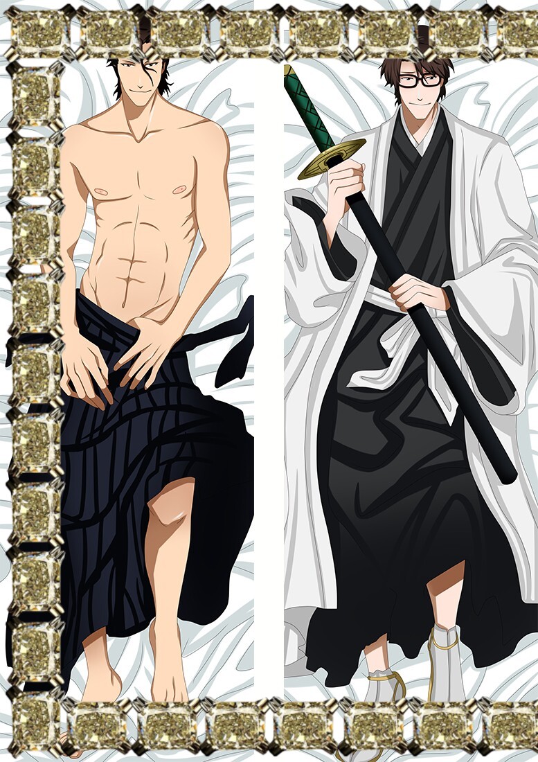 Phim hoạt hình Bleach Aizen Sousuke Dakimakura Waifu Gối Trường hợp Double Side In trang trí Gối Trư