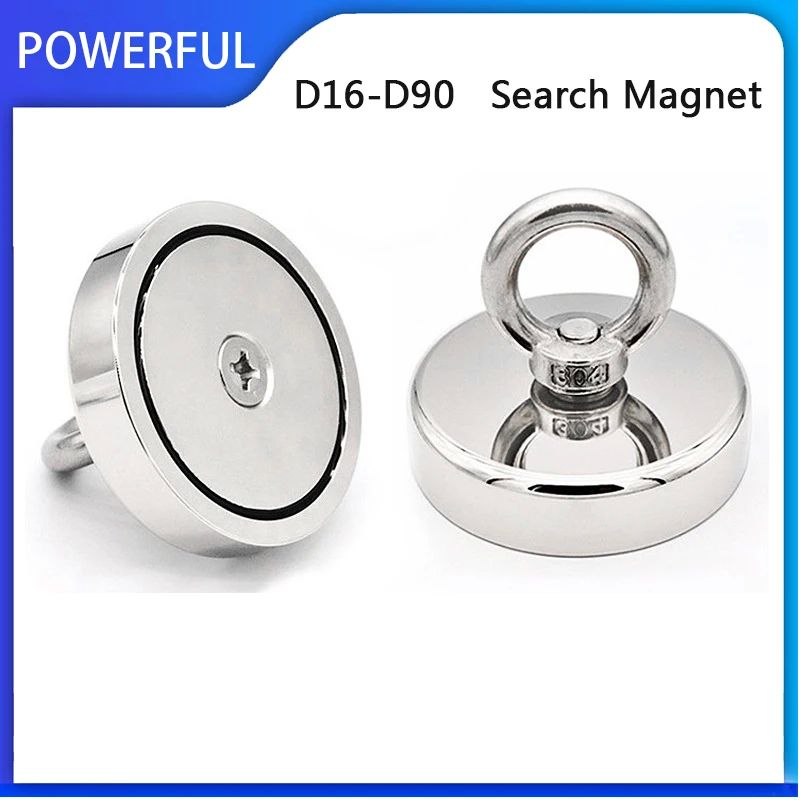 D55 - D120 Ultra Large Strong Neodymium Search Magnet Fishing