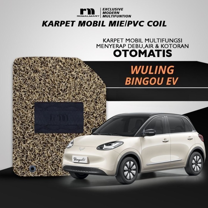 ROYAL MART KARPET MOBIL MIE PREMIUM WULING BINGUO FULL SET Giá 736,200 Đồng*Miễn phí vận chuyển