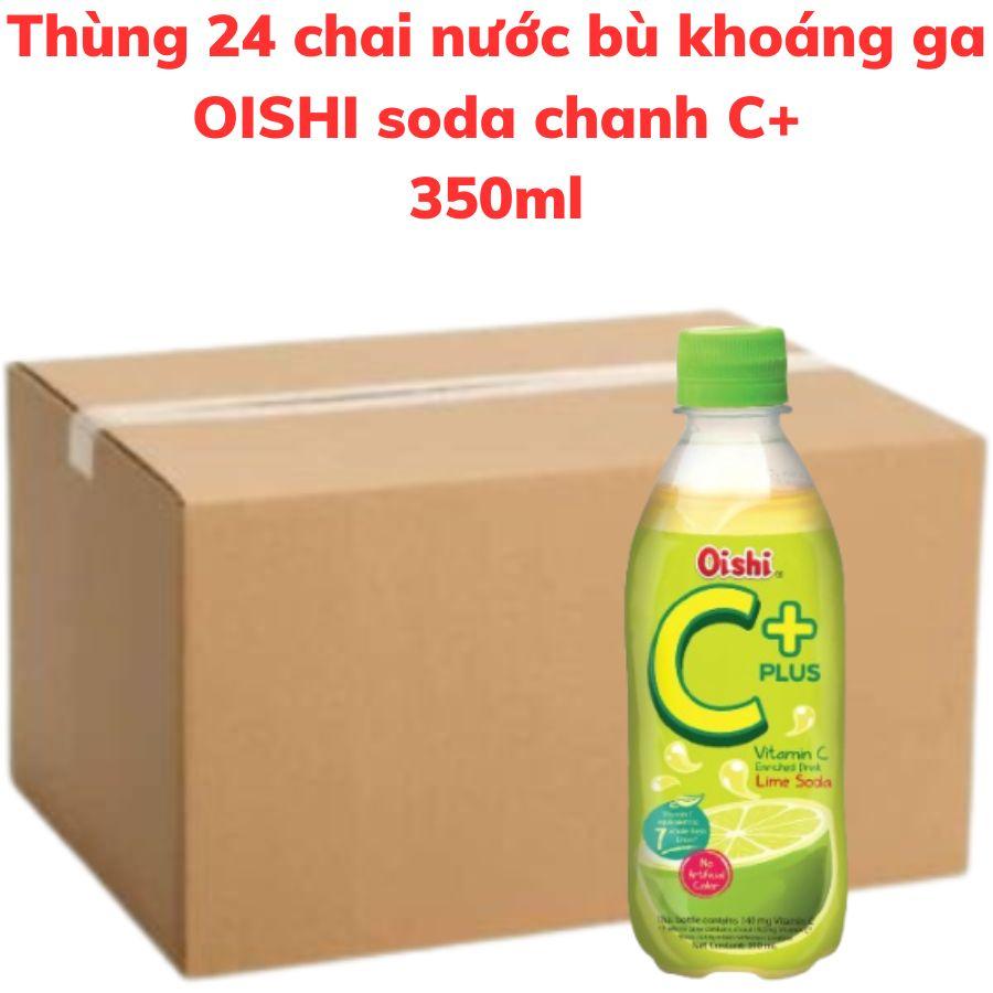 Nước bù khoáng có ga OISHI soda chanh C+ chai 350ml
