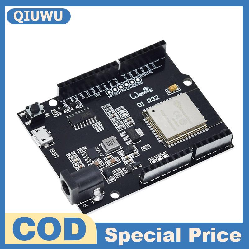 QIUWU 1pcs D1 R32 ESP32 ban phát triển Bluetooth phong phú mở rộng pins cho IOT DIY dự án cho wemos Giá 130,117 Đồng*Miễn phí vận chuyển