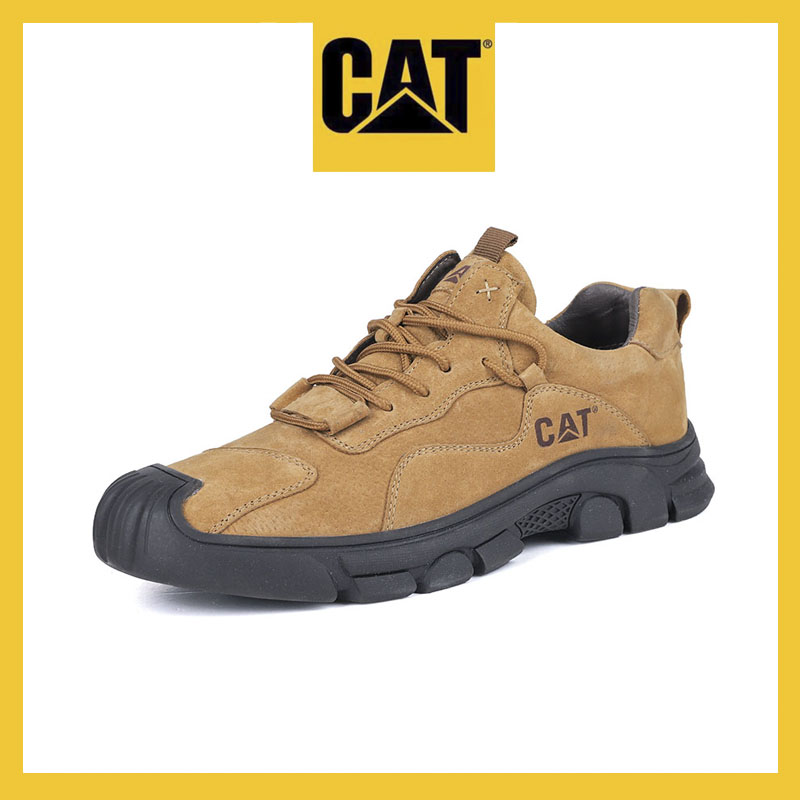 Caterpillar รองเท้าทำงาน Fashion รองเท้าหนังชั้นบนสุด Tooling Shoes รองเท้าลำลองส้นเตี้ย CAT รองเท้าเทรนนิ่งพื้น0-S8022f ราคา 882 บาท*ส่งฟรี