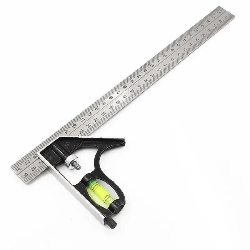 300mm12 "có thể điều chỉnh kỹ sư kết hợp thước vuông thiết lập thước đo góc phải P10
