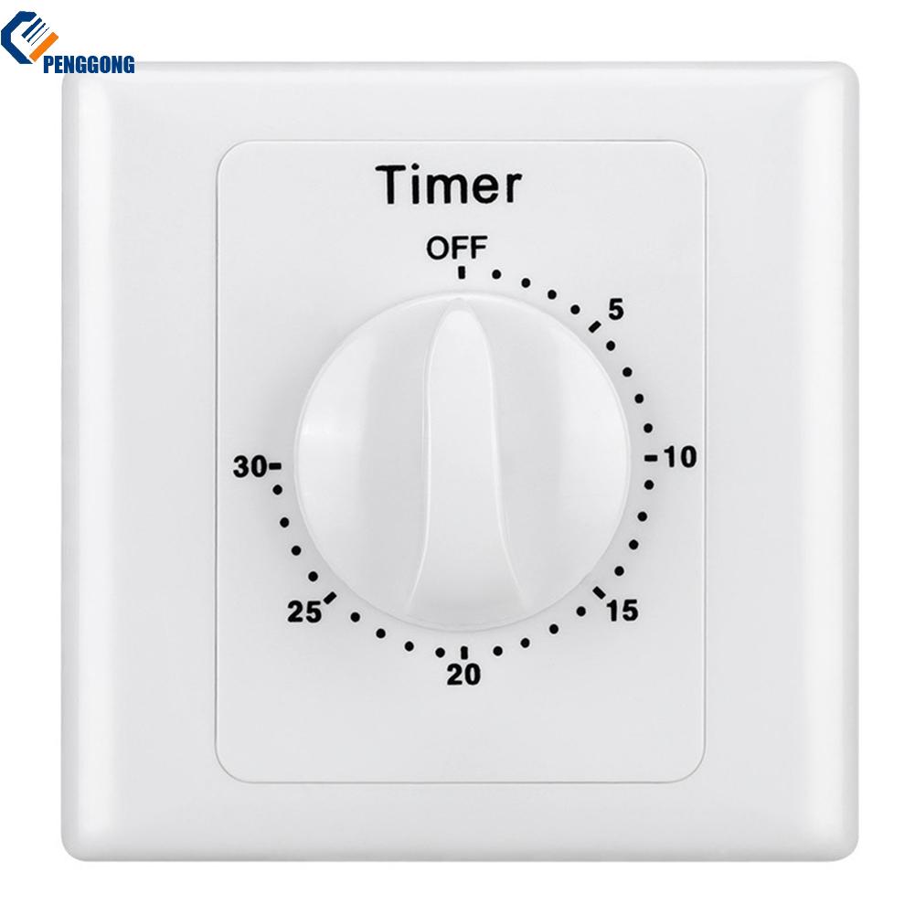 [PENGGONG] Compact Timer Control Switch for Efficient Appliance Operation in Homes ราคา 193 บาท*ส่งฟรี