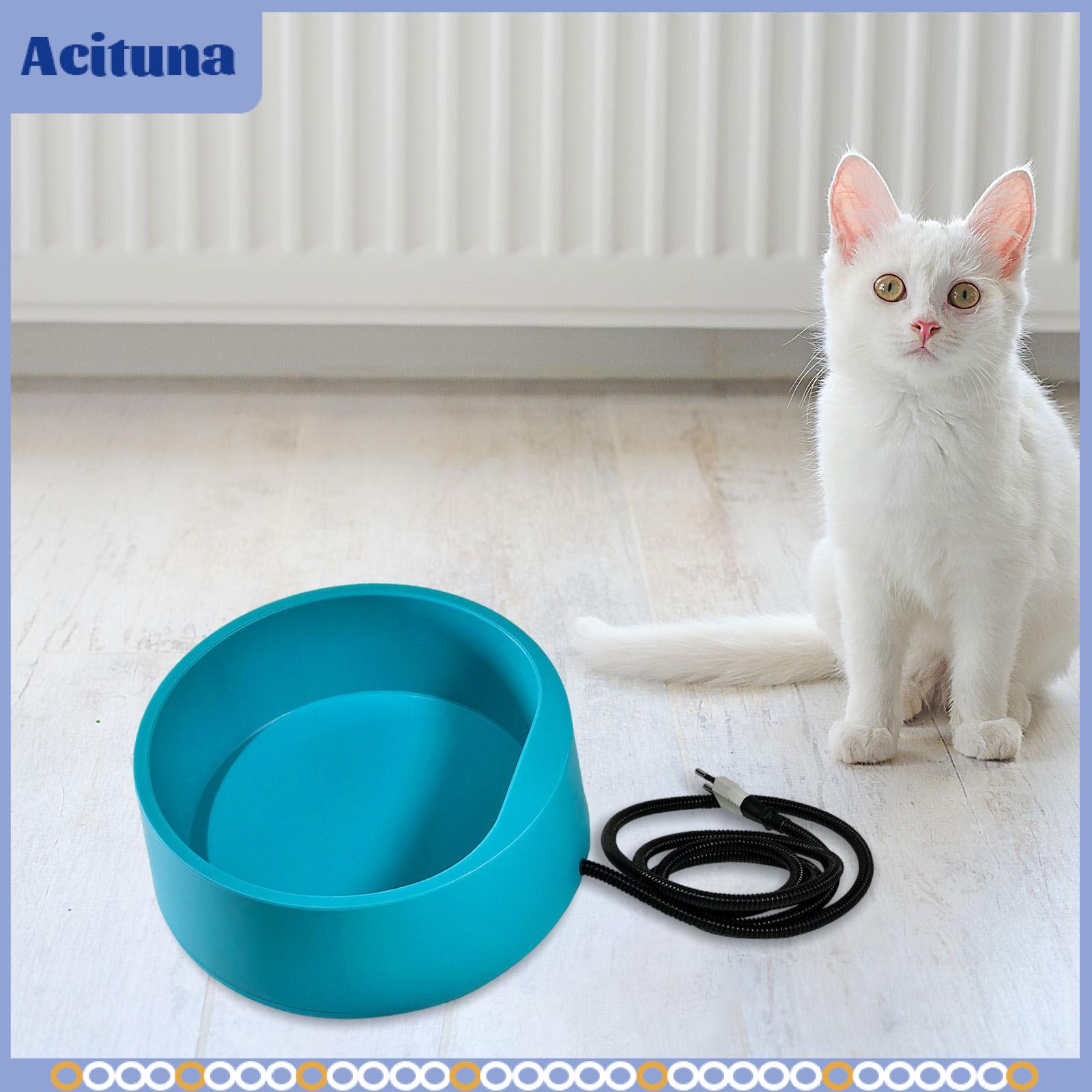 Pet Heated Water Bowl Outdoor Dog Dish Easy to Use Thermostatic Pet Waterer Cat Dog Heated Bowl for Outside Cold Weather ราคา 3,236 บาท*ส่งฟรี