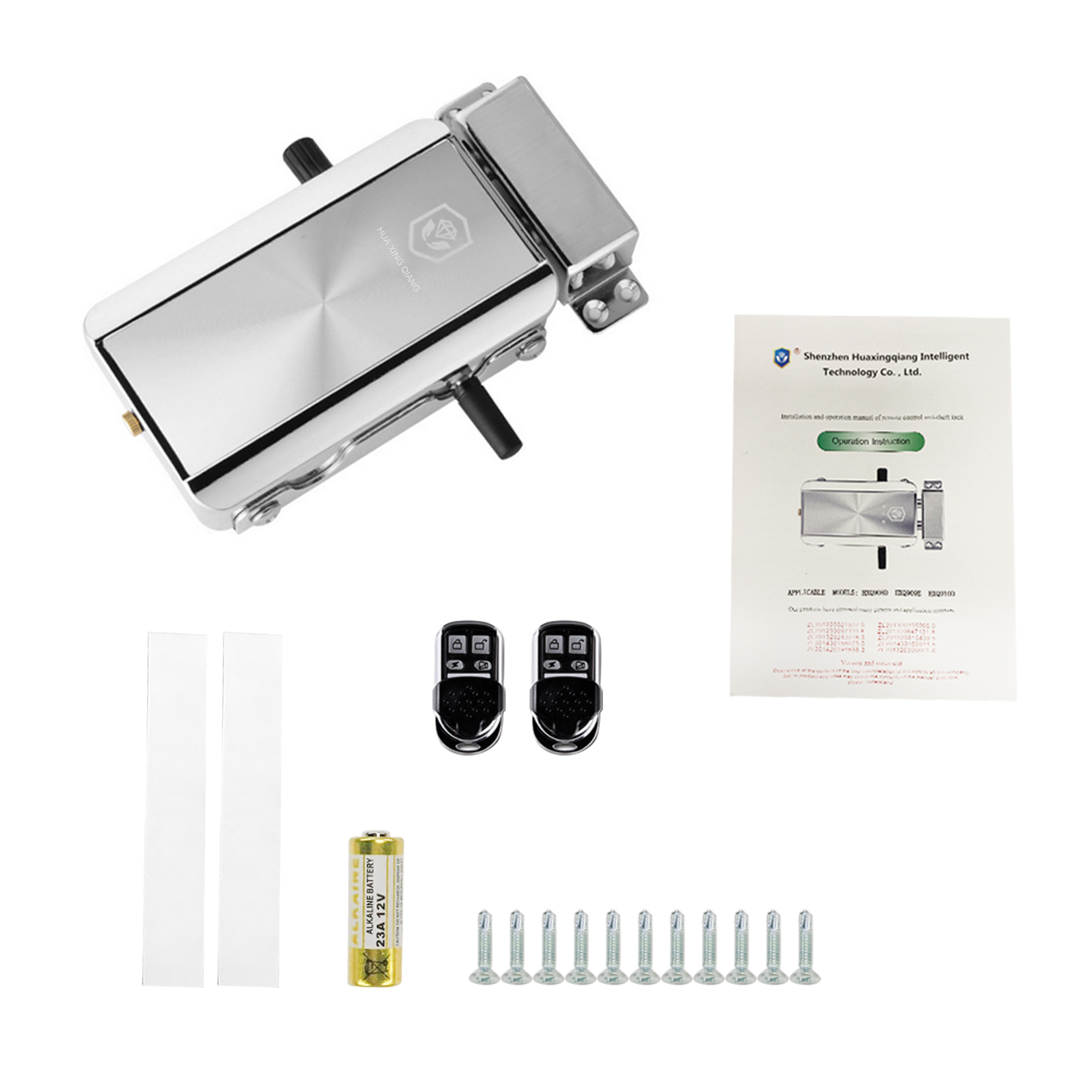 SIMBAE Theft Lock Home Door Lock Kit Remote Control Keyless Entry Electronic Lock Silent Version Smart -Theft Deadbolt Access Control System for Home Hotel Apartment Harga  387 Ringgit*Penghantaran Percuma