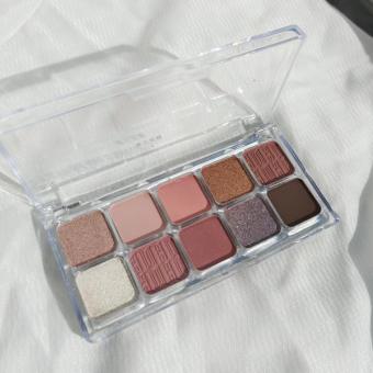 skinyo Bảng phấn mắt/Bảng phấn mắt màu đất mờ Niche Bảng phấn mắt 10 màu