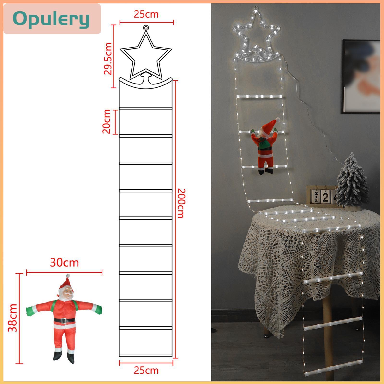 Baosity Solar Powered LED Ladder Lights Christmas Decorative Lights 2M/6.56ft for Holiday Indoor Outdoor Porch Garden Window ราคา 2,457 บาท*ส่งฟรี
