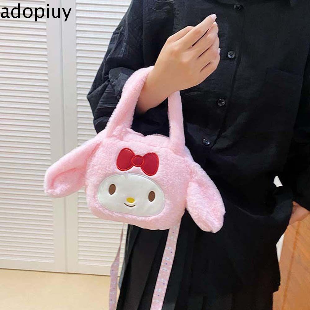 ADOP Gấu Túi đeo vai giai điệu sang trọng Chuột Micky Cinnamoroll Túi nhắn tin Hellokitty Có thể điều chỉnh Túi đeo chéo Túi xách tay khâu Mua sắm