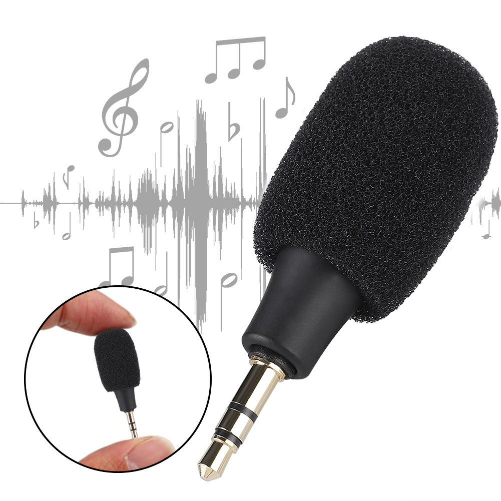 Mini ve áo Microphone xách tay Trọng lượng nhẹ thuận tiện mini điện thoại thông minh máy ảnh máy ghi âm máy tính cho điện thoại di động cho máy ghi âm
