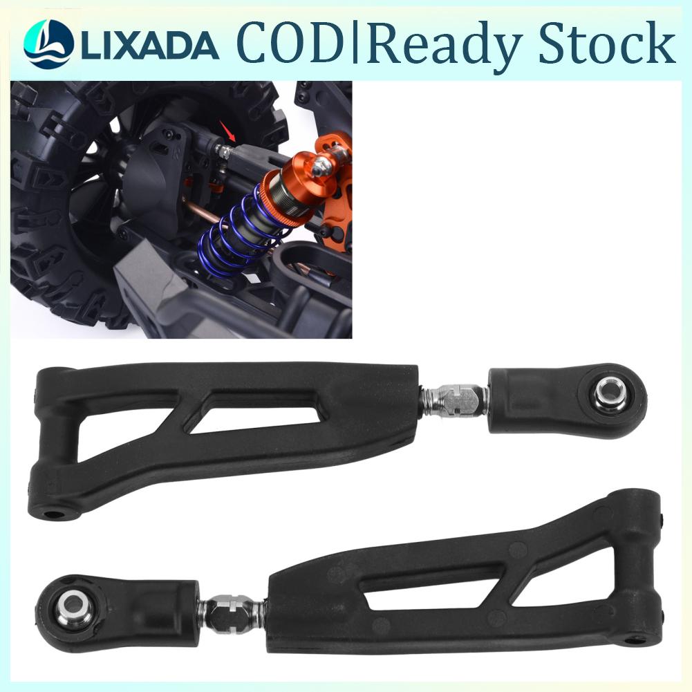 LIXADA dotary cánh treo trên trước phù hợp với ZD đua 9116 9020 9072 9071 9203 08421 08425 08426 08427 08428 1/8 Xe hơi điều khiển từ xa làm bằng nhựa + thép đen cung cấp hỗ trợ và ổn định cho