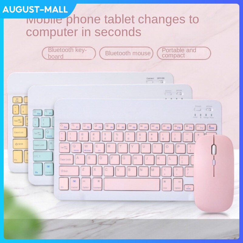 Điện thoại di động máy tính 7 inch 10 inch Bàn phím Bluetooth Bàn phím Bluetooth mỏng cầm tay không dây