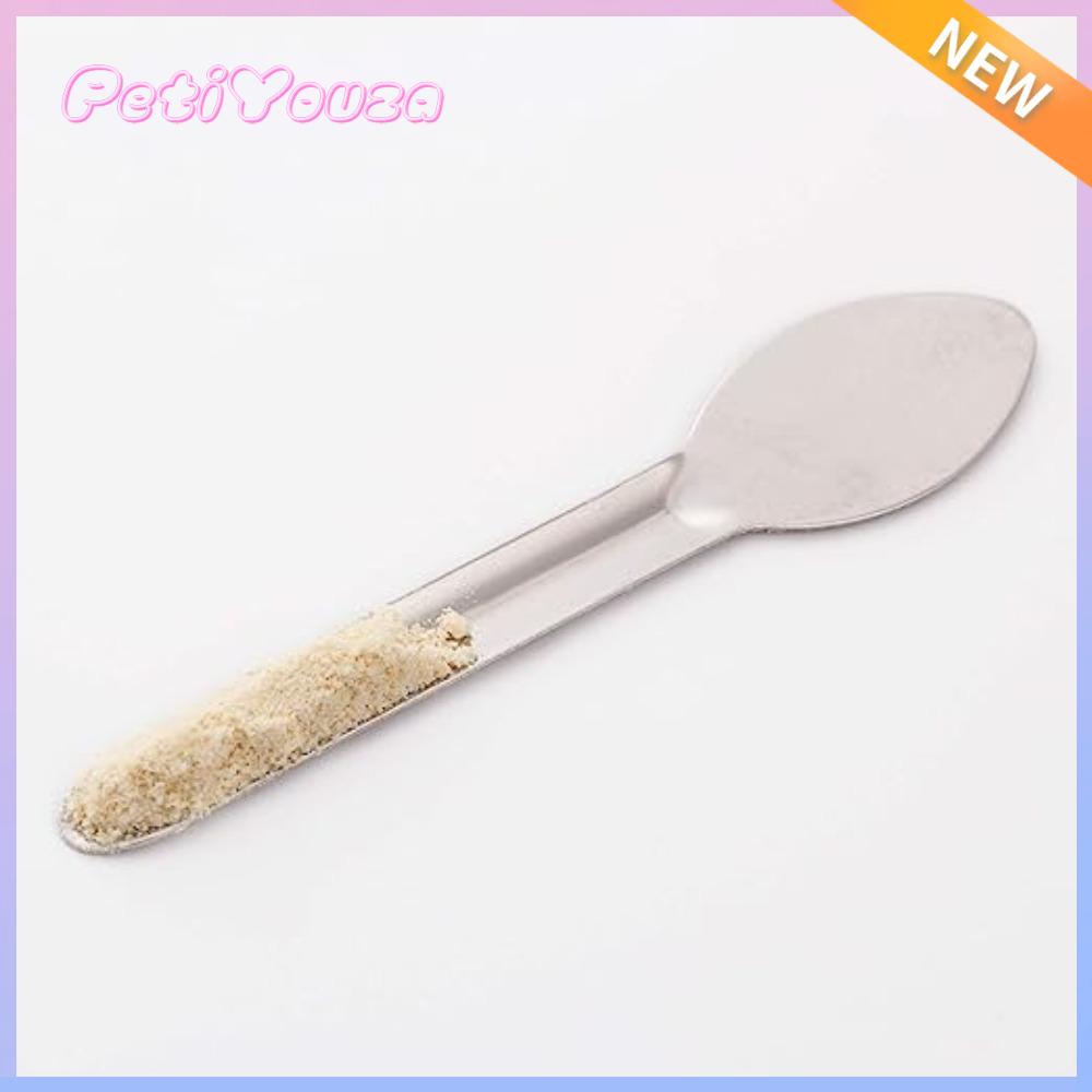 PETIYOUZA 10pcs Thép không gỉ Muỗng thuốc 7cm Bạc Muỗng bột Công cụ bột Nhỏ siêu nhỏ Muỗng lấy mẫu Vật tư phòng thí nghiệm