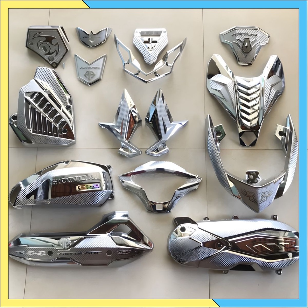 Phụ kiện Ốp Xe AirBlade / AB 2016 - 2019 - Phụ kiện đồ chơi, ốp trang trí bảo vệ xe máy Air Blade SA