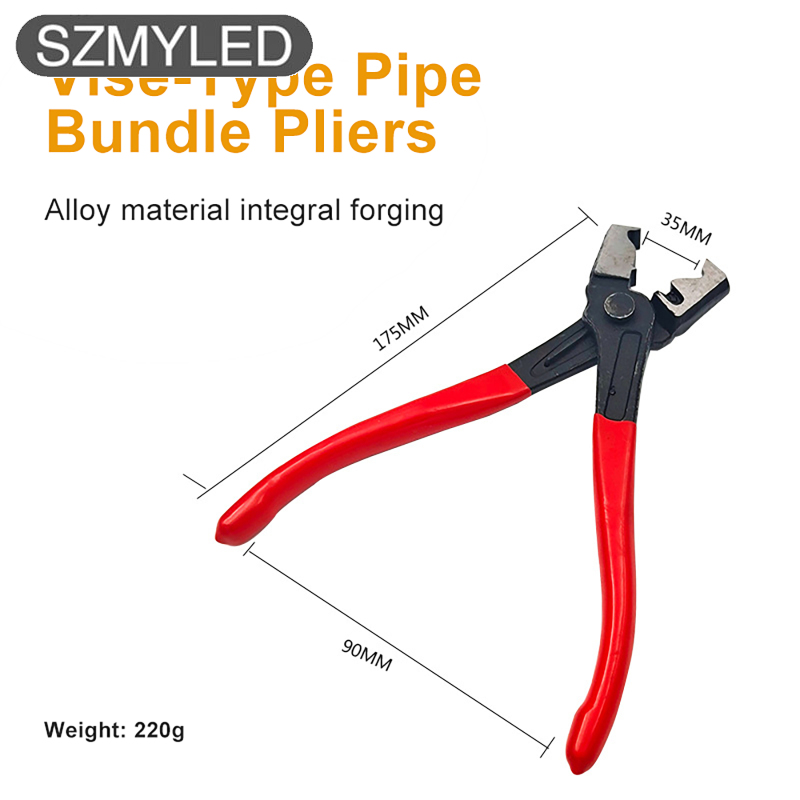 Automobile Pipe Bundle Pliers, Alloy Throat Clamp Pliers, Automobile Vice Type Dust Cover Pliers For Fuel And Coolant Pipe Spring Clips Car Repair Accessories