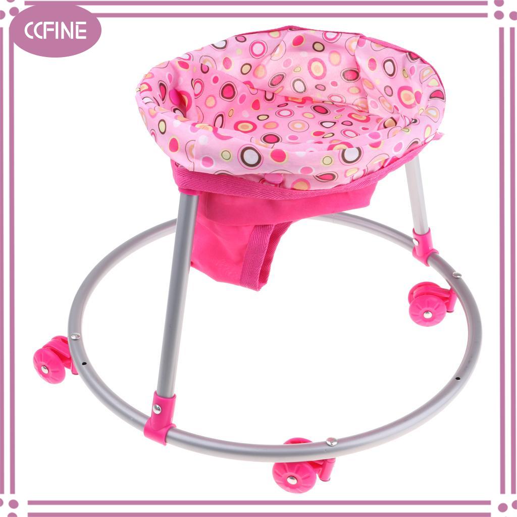 Ccfine sống động như thật Xe tập đi cho em bé Toddler ghế cho búp bê mô phỏng đồ nội thất Playset