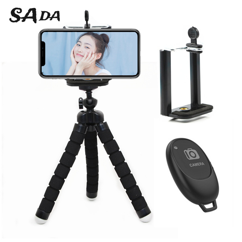 SADA 360 nhiều mini nhỏ Bạch Tuộc Giá ba chân xốp camera điện thoại di động SLR giá đỡ ba chân bạch tuộc