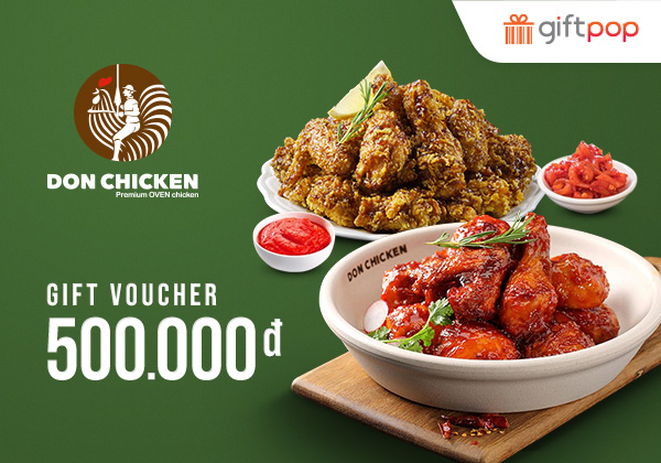 Evoucher - Phiếu quà tặng Don Chicken 500k