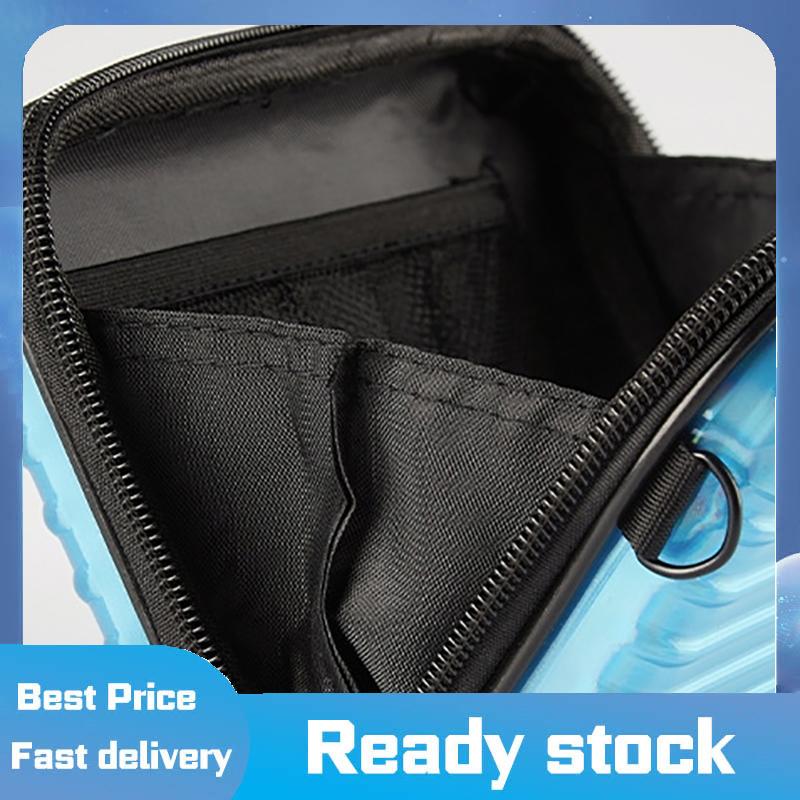 Sports🚴🏻‍♀️ 1 Piece không thấm nước Laser lưu trữ trang điểm túi mini Carry-on vali của phụ nữ túi xách Crossbody du lịch hình dạng hộp nhỏ túi vuông