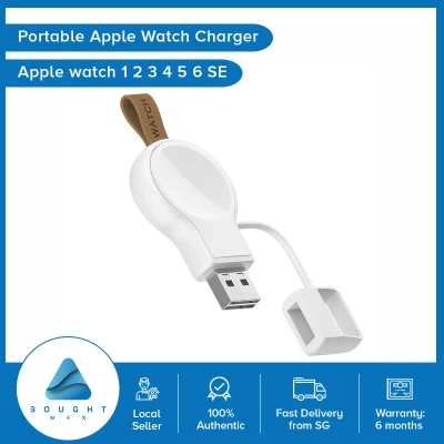 Apple Watch Charger Portable Mini Magnetic Wireless Charger USB Fast Charging For Apple Watch Series 6 5 4 3 2 1 SE