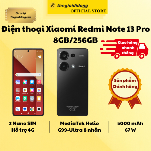 Điện thoại Xiaomi Redmi Note 13 Pro 8GB/256GB