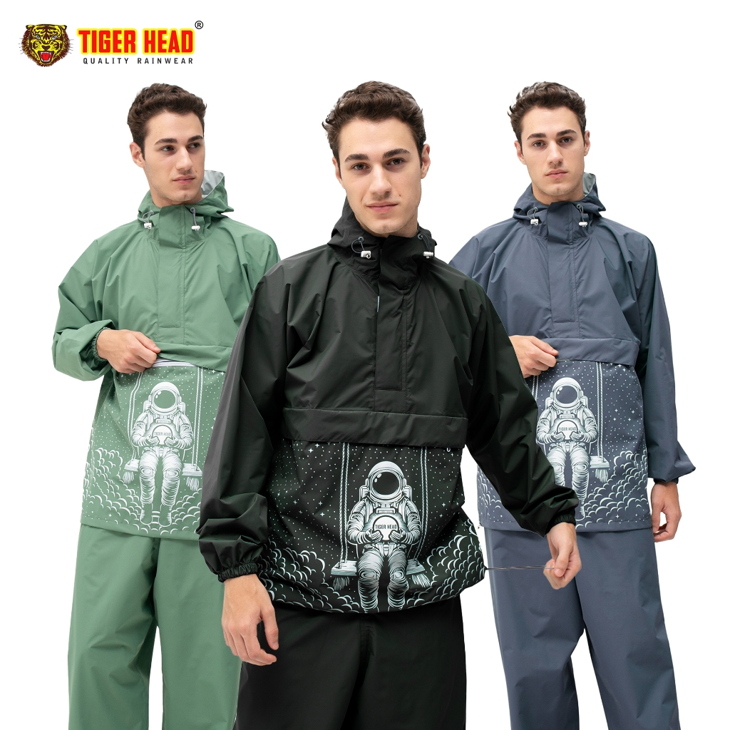 Jas Hujan Setelan Cosmic Jas Hujan Pengendara Motor - Tiger Head 70069 Harga 279,000 rupiah*Gratis Ongkir