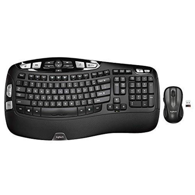 Logitech MK550 Wireless Wave Keyboard and Mouse Combo — Includes