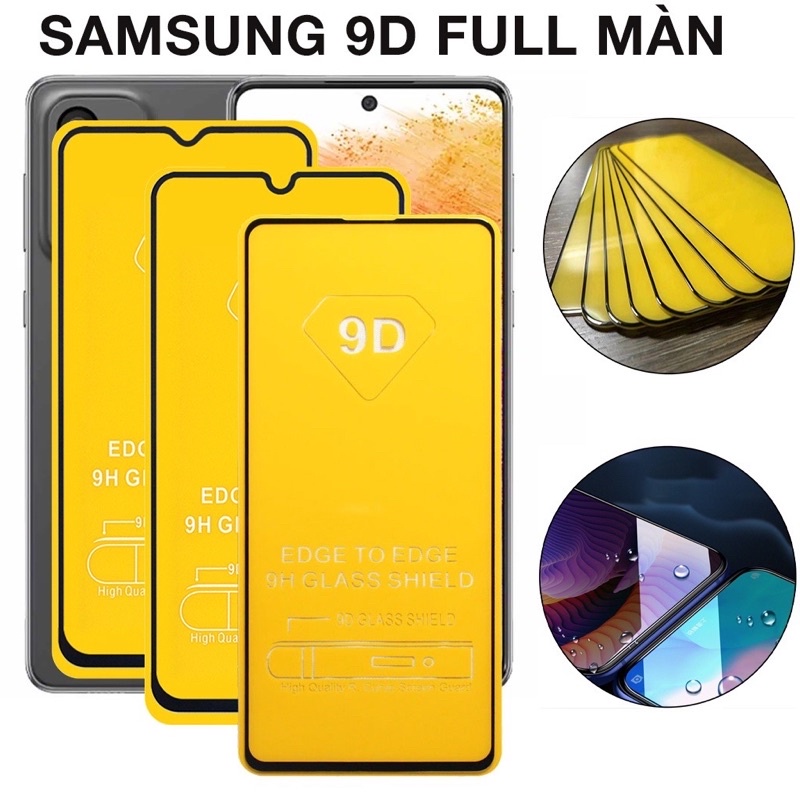 ❤Đầy đủ❤Nhãn dán kính cường lực toàn màn hình 9D cho Samsung A04, a04s, A13, A23, A33, a73, a03s, A32 4G, A52, A72, a03s, M33, M53, a02s