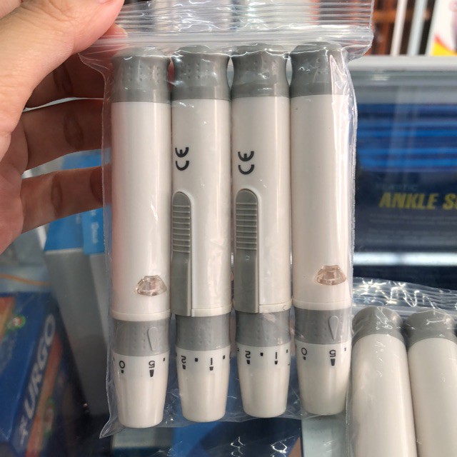 Bút lấy máu, chích máu máy đo đường huyết