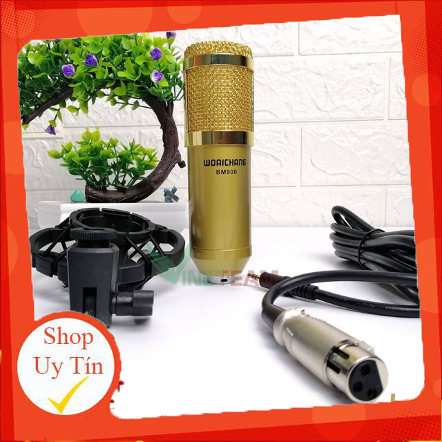 Xả kho mic thu âm bm900 kết hợp suondcard k10 và h9,v8,v10
