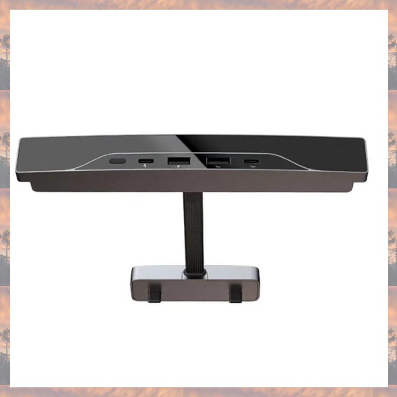 For Model Y USB Hub 4-Port 27W Fast Charger Smart Docking Station Adapter Power Shunt Splitter Exten