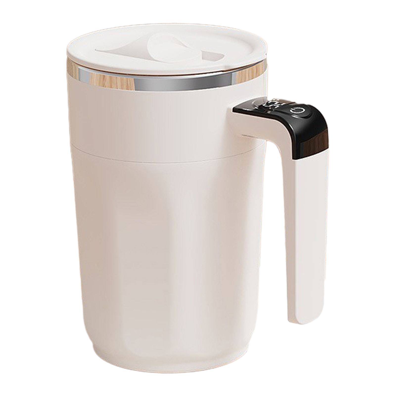 Stainless Steel Coffee Cup Portable Coffee Tumbler with Lid Automatic Self-stirring Coffee Mug with Real-time Temperature Display Rechargeable Double-wall Insulated 316 Stainless Steel Travel for Asia - 3