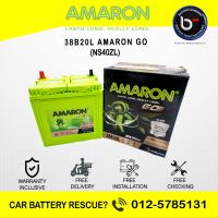 [ Installation Provided ] 38B20L (46B20L) | NS40ZL ] Amaron Go | Car Battery Myvi Bezza Kancil Viva Axia jazz brv Honda City