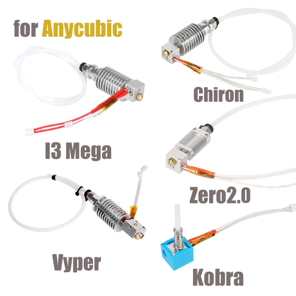 E3d v5/v6 j-đầu điều đầu in từ xa hotend 12v/24v 40w cho anycubic i3 mega/chiron/vyper/mega zero/kobra, 3d bộ phận máy in